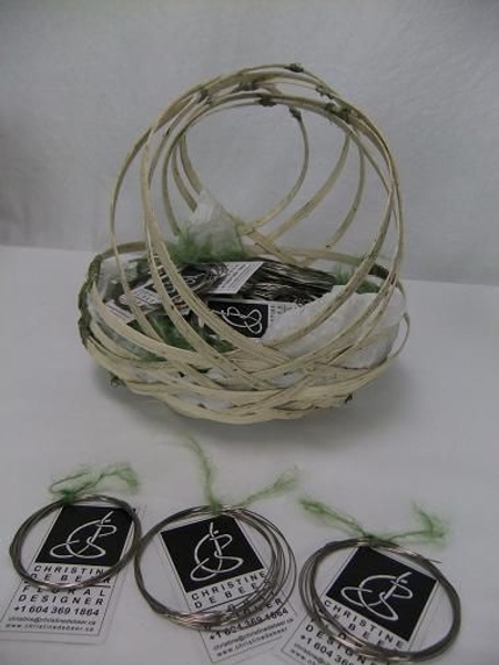A basket full of tig wire. A basket full of tig wire.
