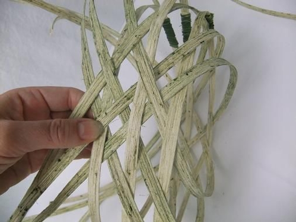 Weave in a third section of cane Weave in a third section of cane