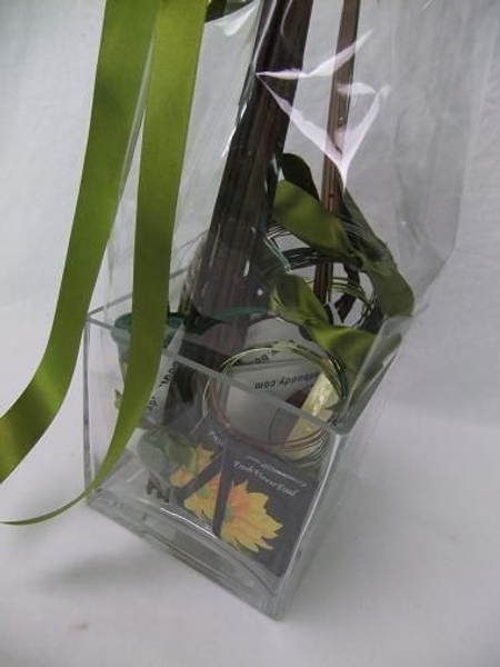 Floral art supply hamper. Floral art supply hamper.