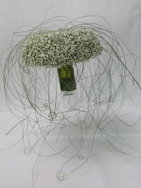 Puffs of Gypsophilla and the Tight Round Posy Puffs of Gypsophilla and the Tight Round Posy