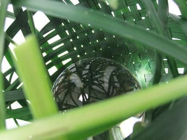 Woven sphere. Woven sphere.