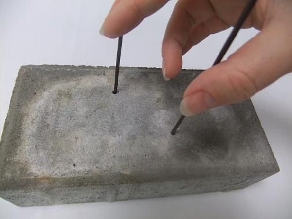 Glue in two wires. Glue in two wires.