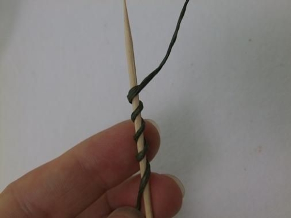 Wrap the wire. Wrap the wire.
