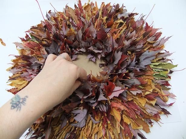 Add a few more leaves. Add a few more leaves.