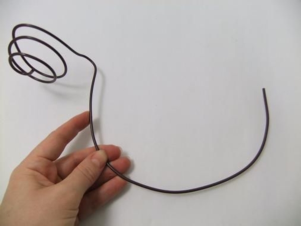 Curve the wire Curve the wire