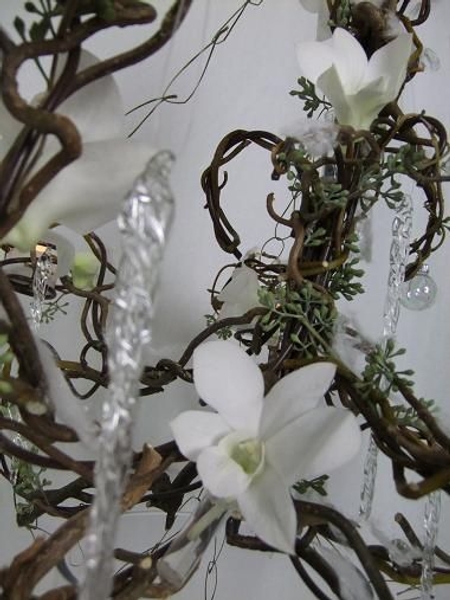 Floral Christmas Chandelier Floral Christmas Chandelier