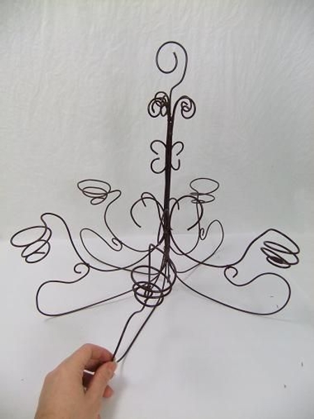 Wire structure for the twig chandelier Wire structure for the twig chandelier