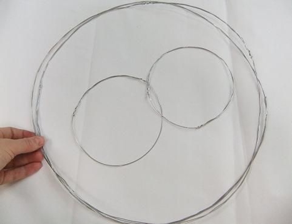 And two large wire circles And two large wire circles