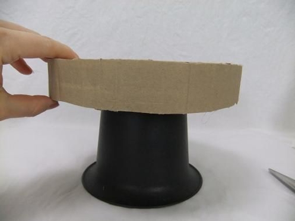 Cake stand ready to cover Cake stand ready to cover