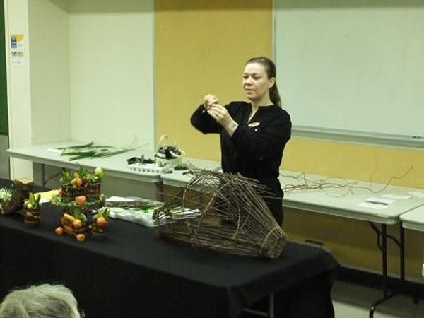 Cut twigs to create natural hooks Cut twigs to create natural hooks