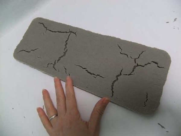 But the surface has beautiful cracks But the surface has beautiful cracks