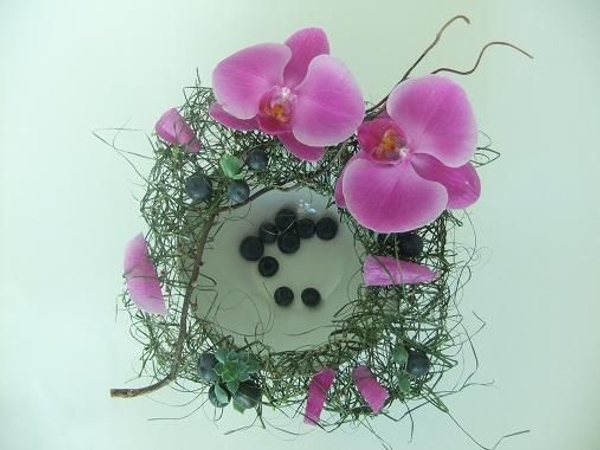 In one basket floral art design. In one basket floral art design.