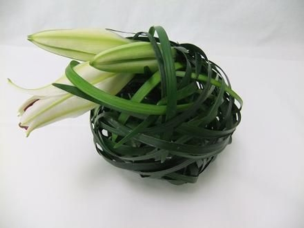 Round grass shelter. Round grass shelter.