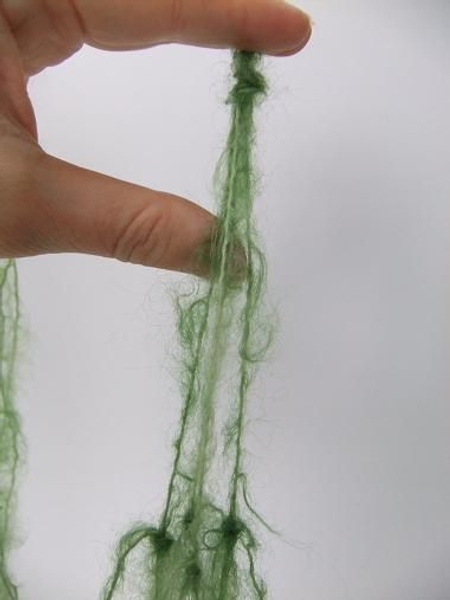 Knot the remaining four strands Knot the remaining four strands
