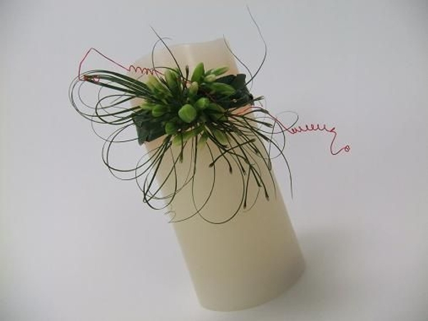 Slip the design around a candle Slip the design around a candle
