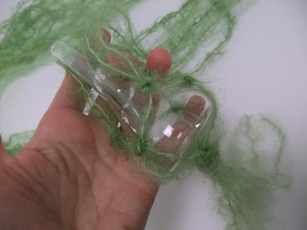 Slip the vase into the wool nest Slip the vase into the wool nest