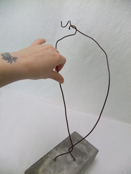Shape the wires in a pod shape. Shape the wires in a pod shape.