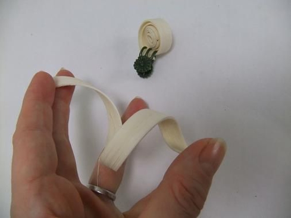 Unroll the coil and pull into a spiral Unroll the coil and pull into a spiral