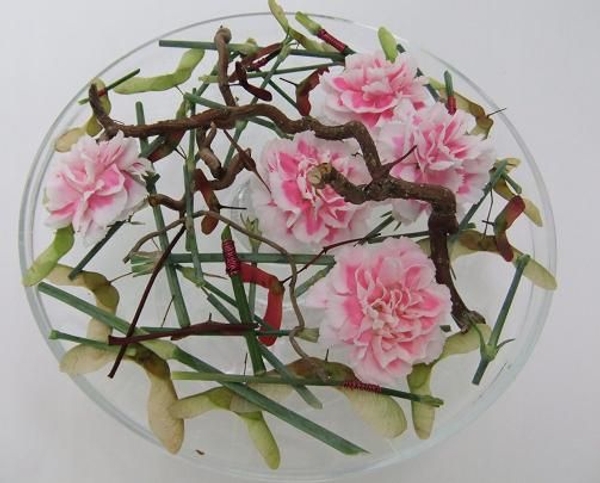 Pink floral art design. Pink floral art design.