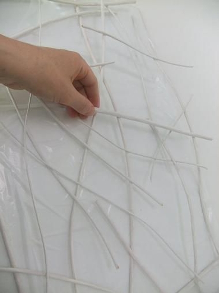 Keep adding twigs to form a rectangular shape Keep adding twigs to form a rectangular shape