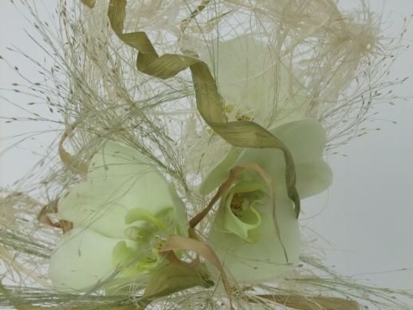 Phalaenopsis orchid sisal and grass design Phalaenopsis orchid sisal and grass design