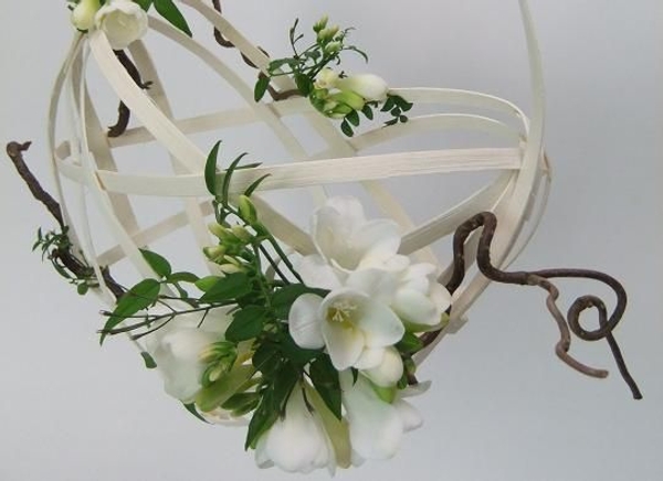 Bridal heart shaped basket. Bridal heart shaped basket.