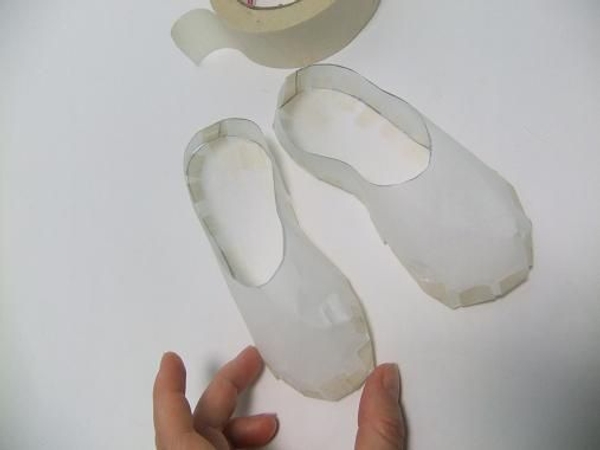 Paper slippers ready to design with Paper slippers ready to design with