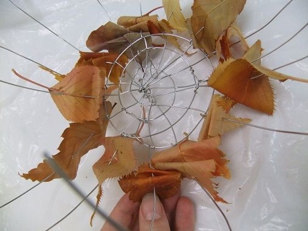Move around the structure and add leaves Move around the structure and add leaves