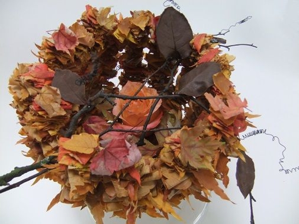 Spiked fall leaves Spiked fall leaves
