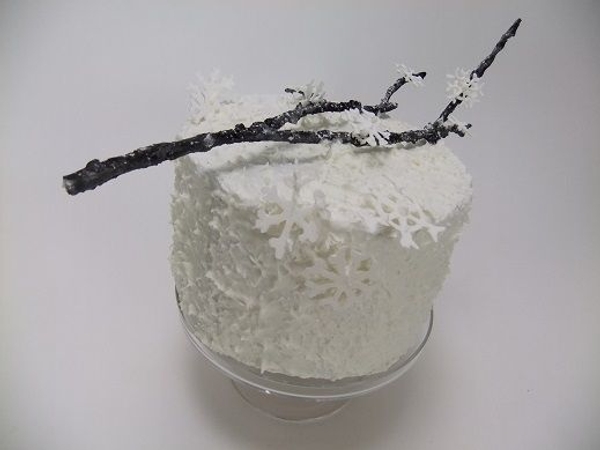 Catching snowflakes Christmas Cake Catching snowflakes Christmas Cake