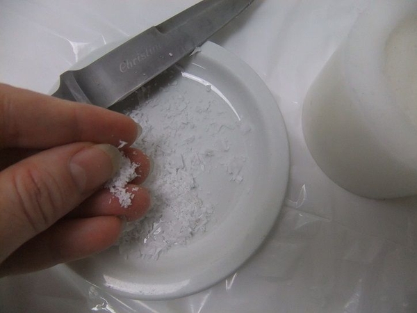 Crumple up the flakes Crumple up the flakes