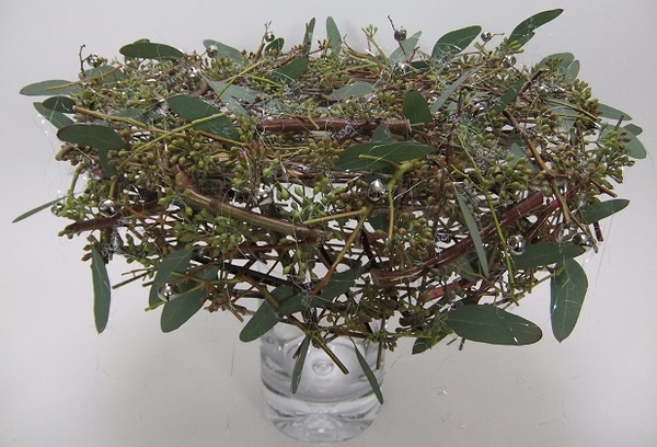 Jingle bells, tinsel and Seeded Eucalyptus wreath Jingle bells, tinsel and Seeded Eucalyptus wreath