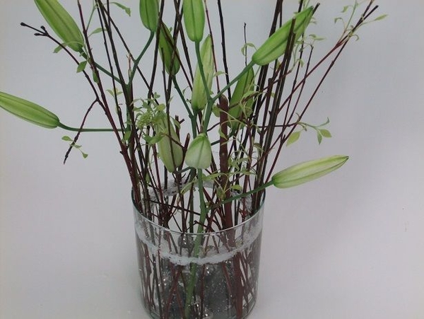 Double glass vase design Double glass vase design