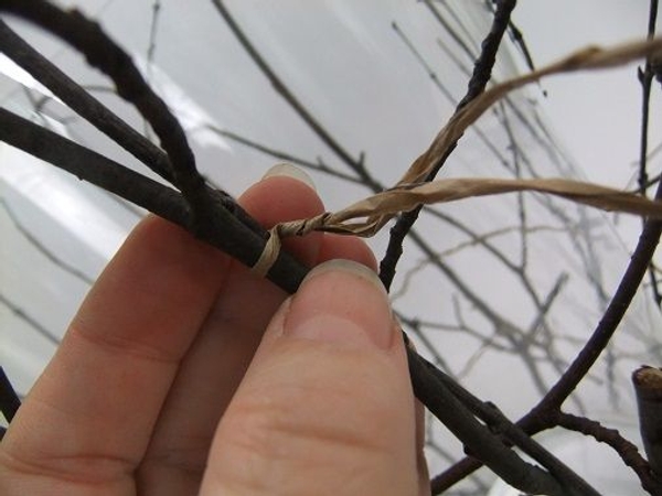 Secure the third wire to make a third wire ring Secure the third wire to make a third wire ring