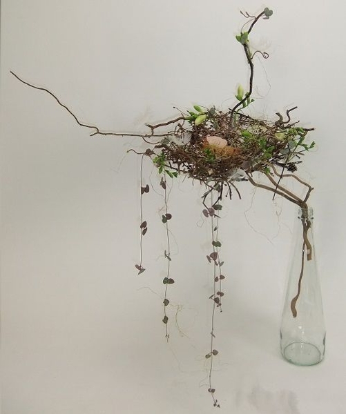 Hatching a plan floral art design Hatching a plan floral art design