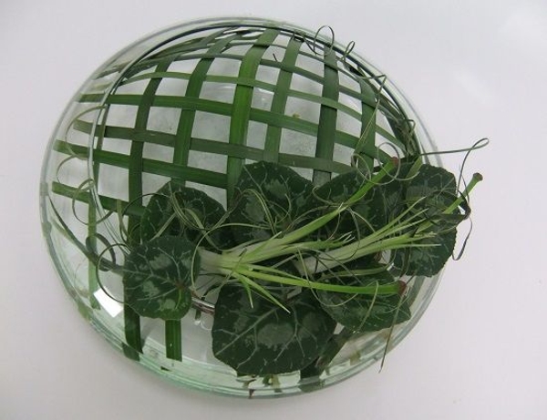 Weaving with foliage Weaving with foliage