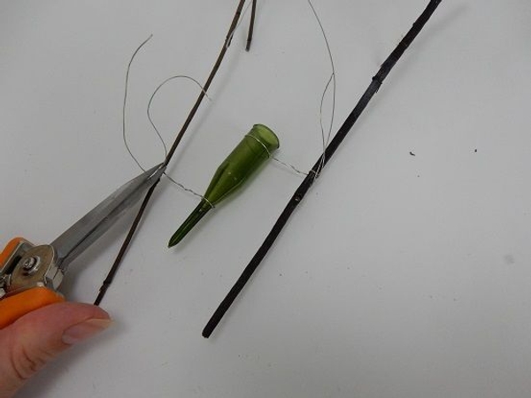 Cut the left-over wire short Cut the left-over wire short