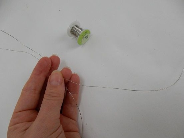 Cut wire that would match your design colour Cut wire that would match your design colour