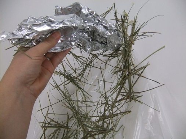 Lift the foil away Lift the foil away