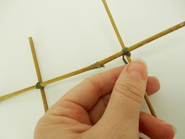 Just latch the bind wire in a figure eight and twist to secure Just latch the bind wire in a figure eight and twist to secure