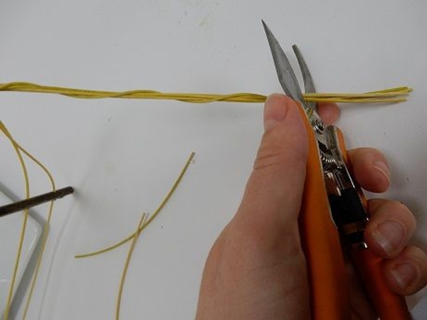 Cut the cane ends neatly Cut the cane ends neatly