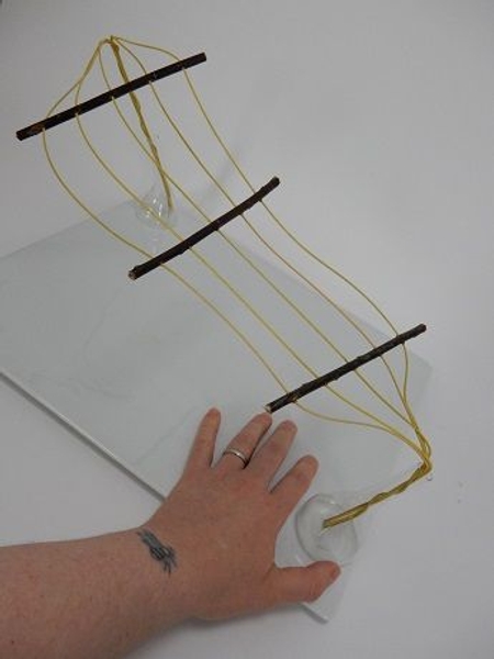 Place the cane ends into small vases and on a display surface Place the cane ends into small vases and on a display surface