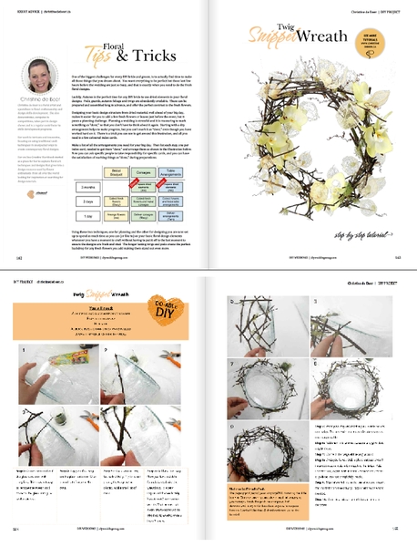 Christine de Beer article in DIY Wedding Magazine Christine de Beer article in DIY Wedding Magazine