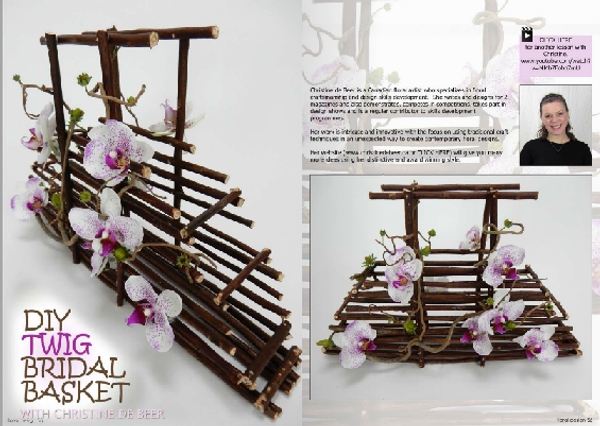 DIY Twig Bridal Basket DIY Twig Bridal Basket