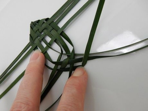 Fold the leg blade over and up Fold the leg blade over and up