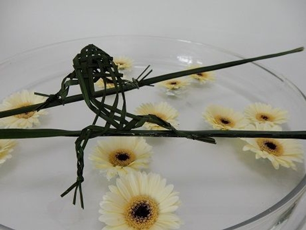Gerbera and foliage design Gerbera and foliage design
