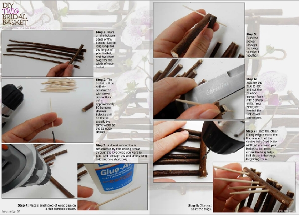 Twig bridal basket tutorial Twig bridal basket tutorial