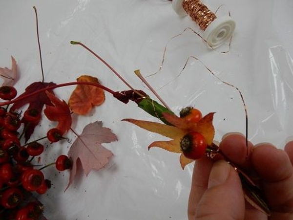 Add a few autumn leaves Add a few autumn leaves