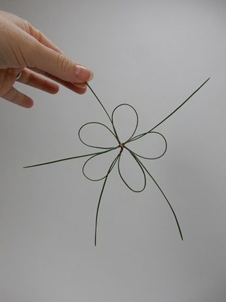 Daisy shaped pine star ready to design with Daisy shaped pine star ready to design with