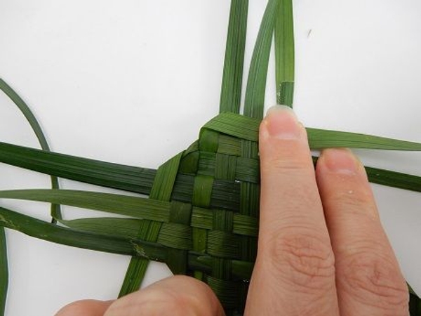 And weave the leaves through And weave the leaves through